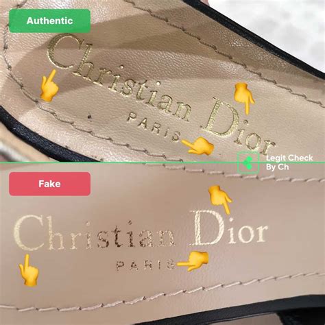 Real vs Fake Dior 